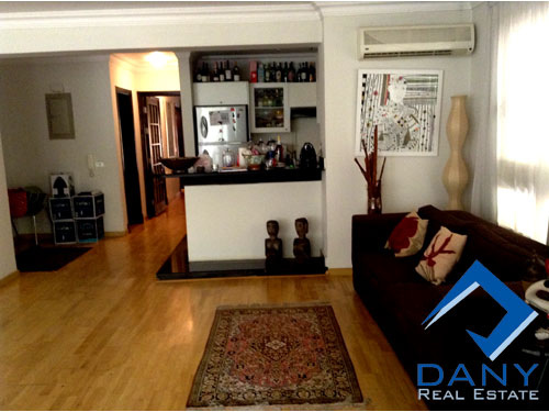 Residential Ground Floor Apartment For Rent Semi Furnished in Maadi Sarayat Cairo Egypt